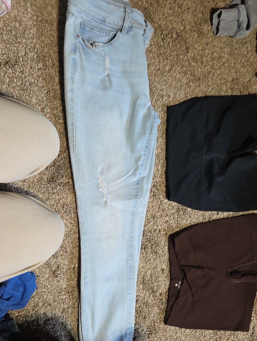 Light Blue Women's Stretch Skinny Jeans